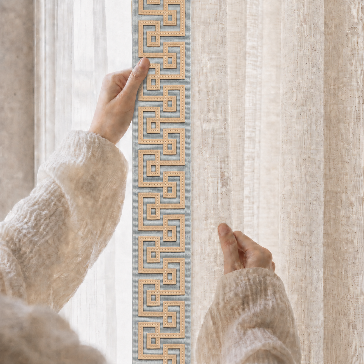 كلفة ستائر ومخدات –kf38 - الصورة 2